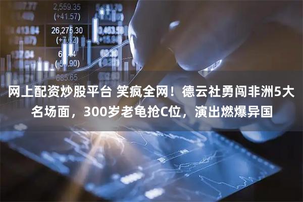 网上配资炒股平台 笑疯全网！德云社勇闯非洲5大名场面，300岁老龟抢C位，演出燃爆异国